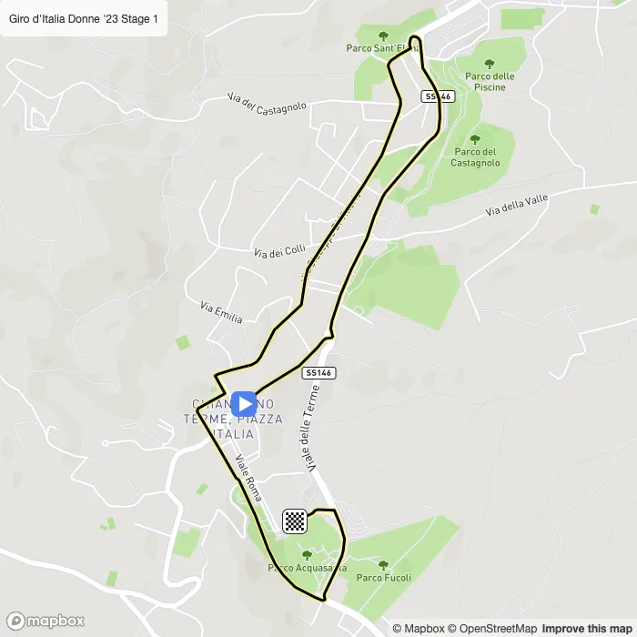 map of the route