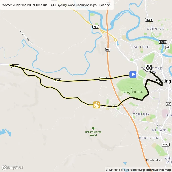 map of the route